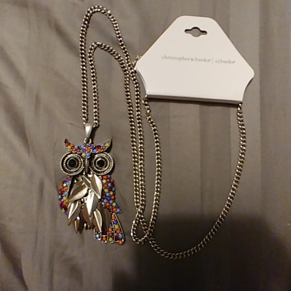 Owl long necklace - Picture 2 of 2